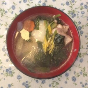 残り物で手抜き雑煮